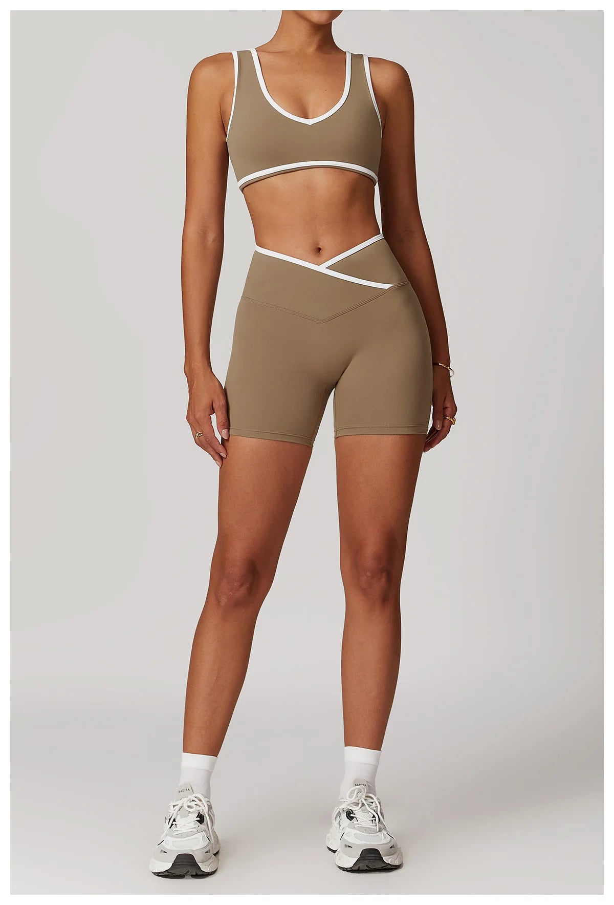 Women 2PCS Yoga Suit Gym Sportswear Sports Set Fitness Tracksuits Workout Breathable Bra Loose Bell-bottoms Leggings Yoga Sets