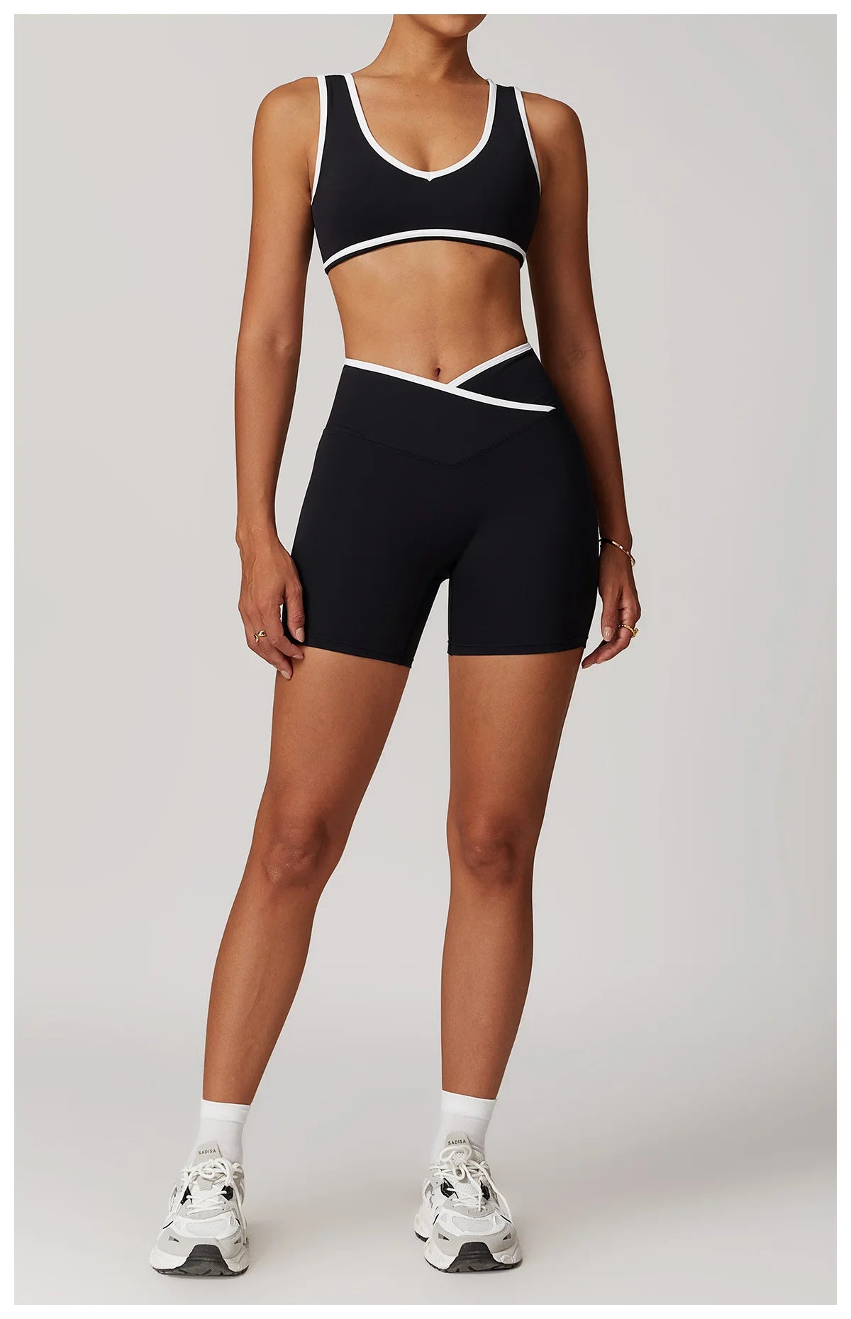 Women 2PCS Yoga Suit Gym Sportswear Sports Set Fitness Tracksuits Workout Breathable Bra Loose Bell-bottoms Leggings Yoga Sets