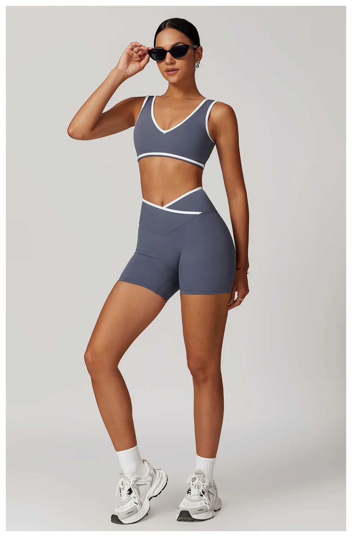 Women 2PCS Yoga Suit Gym Sportswear Sports Set Fitness Tracksuits Workout Breathable Bra Loose Bell-bottoms Leggings Yoga Sets
